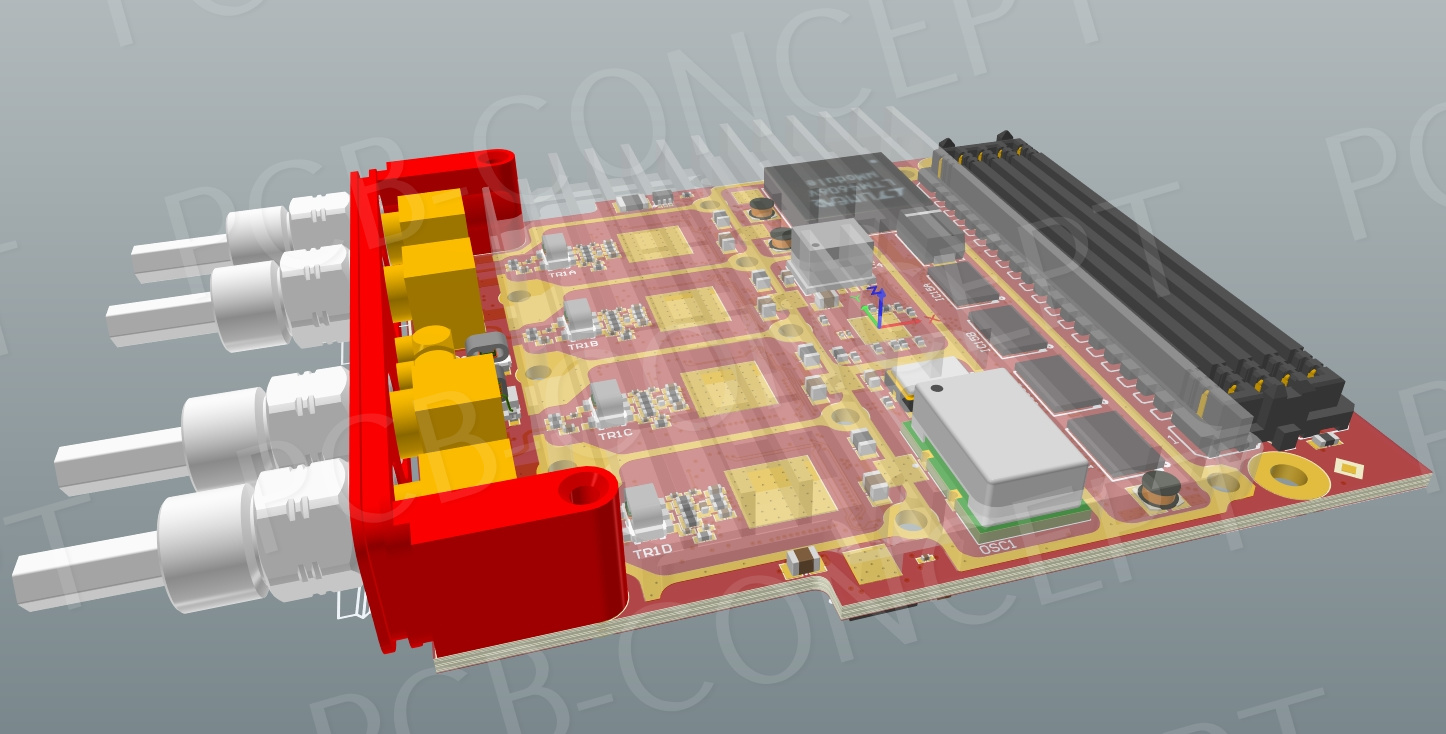 Placement des composants vue 3d