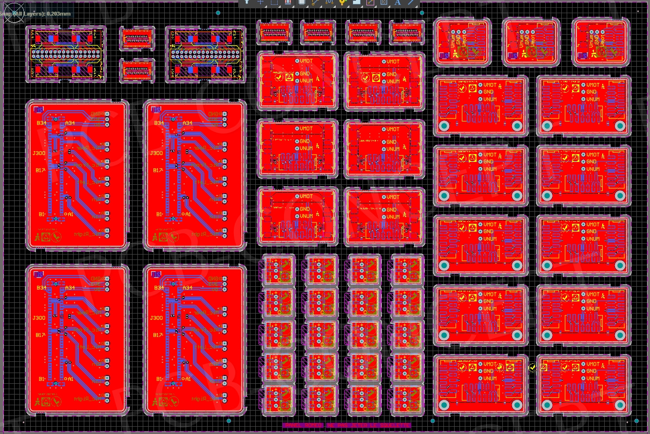 import de vos projets, librairies schéma/géométrie, PCB