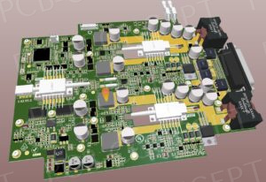 Carte électronique 3d radar/télémétrie laser